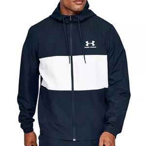 Under Armour Men’s Sports Style Colorblocked Hooded Windbreaker - Size Large